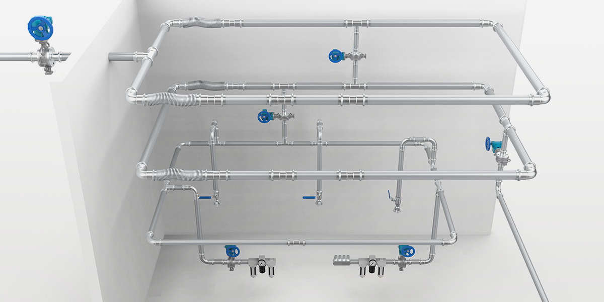 壓縮空氣車間管路